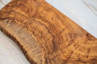 Tagliere in legno d'ulivo massello naturale 31cm