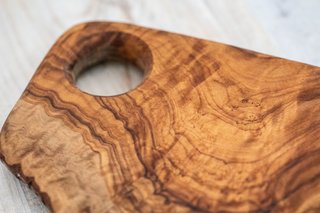 Tagliere in legno d'ulivo massello naturale 31cm