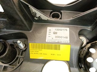 PEDAL FRENO OPEL ASTRA J BERLINA 5P A17DTR 132521