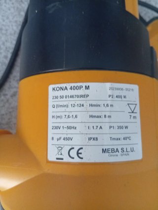 Bomba de agua KONA 400P M