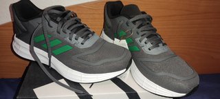 Adidas Duramo 10 Gris y Verde