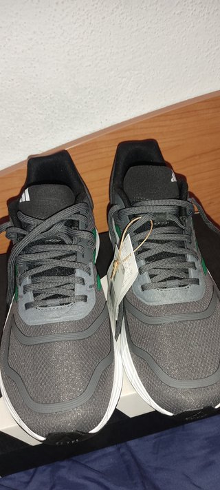 Adidas Duramo 10 Gris y Verde