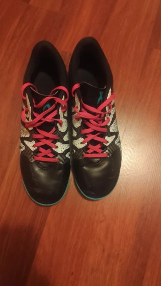 Zapatillas Adidas Fútbol Sala Negras Rosas