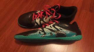 Zapatillas Adidas Fútbol Sala Negras Rosas