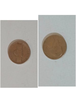 Moneda antigua coleccionable