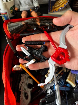 Lote armas Action Man lote grande