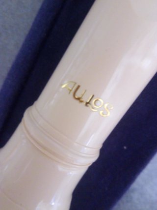 Flauto dolce bianco