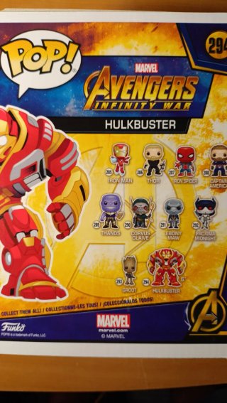 Funko Pop! Hulkbuster 294 Avengers Infinity War