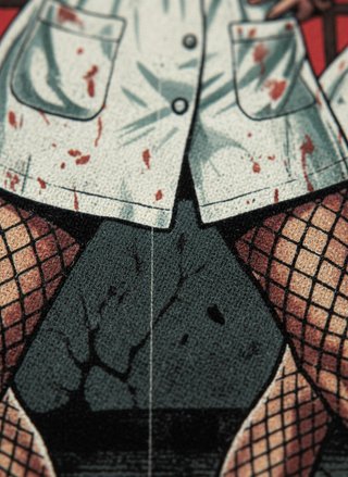 Camiseta Night Nurses from Hell terror slasher 80s