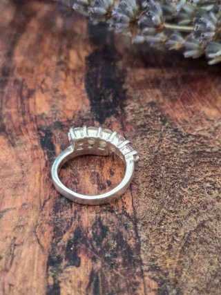 Anillo Plata Ley Circonitas Talla 12