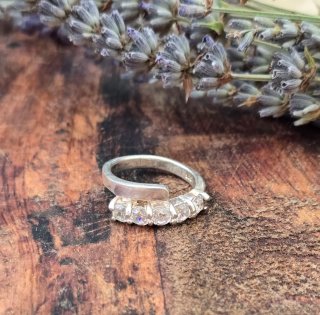 Anillo Plata Ley Circonitas Talla 12