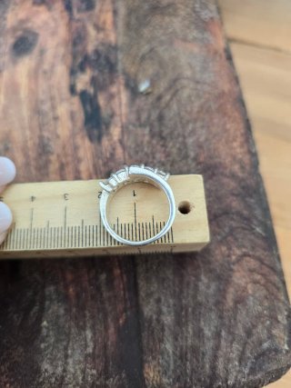 Anillo Plata Ley Circonitas Talla 12