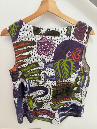Blusa Bimba Y Lola Talla M Estampado Multicolor
