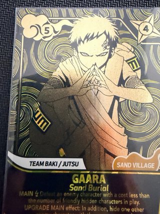 Carta Naruto Mythos Gaara Secreta 139/130