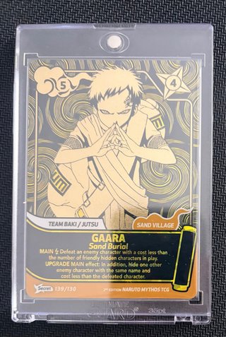Carta Naruto Mythos Gaara Secreta 139/130