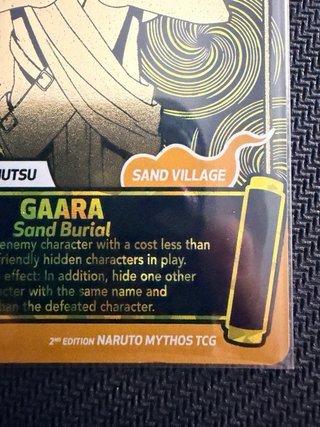 Carta Naruto Mythos Gaara Secreta 139/130