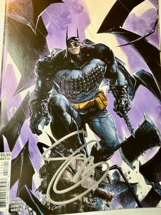 Comic USA Absolute Batman #17B Firma de Snyder COA