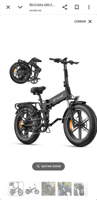 Bicicleta eléctrica Enguie plegable