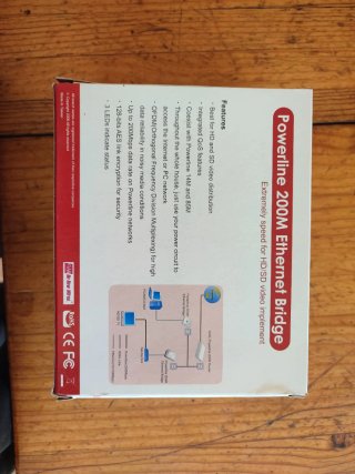 Bosslan Powerline 200M Ethernet Bridge