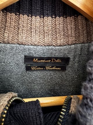 Jersey Massimo Dutti Negro Cuello Alto