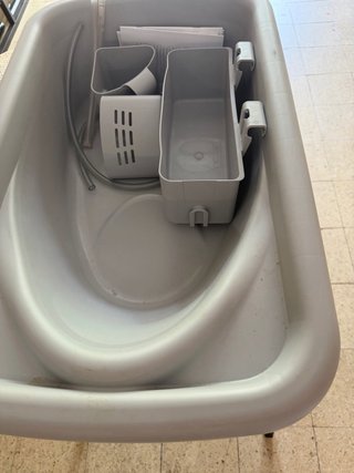 Bañera cambiador bebé con almacenaje