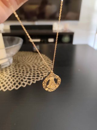 Medalla Virgen del Rocío con cadena