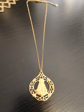 Medalla Virgen del Rocío con cadena