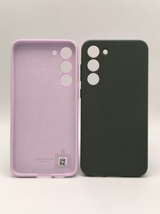 Pack 2 Fundas Samsung Galaxy S23+ Silicona y Cuero