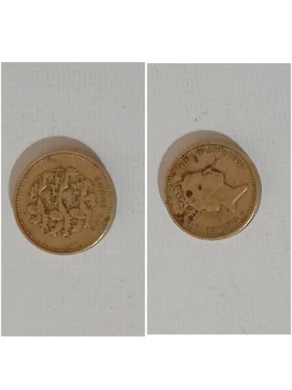 Moneda antigua coleccionable
