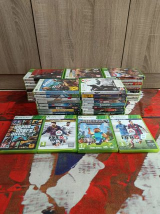 Xbox 360 Negra + 49 juegos TODOS con disco