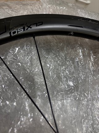 Rueda delantera roval clx 50 carbono carretera
