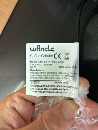 A ESTRENAR. Molinillo de café eléctrico.