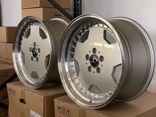 2+2 llantas clásica mercedes 9.5x17 y 8x17 5x112