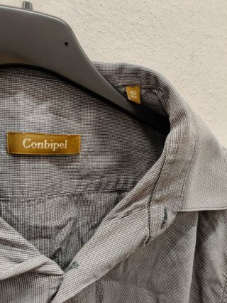 Camicia uomo Conbipel manica lunga grigia M/L