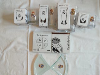 Set Real Madrid Bicchieri e Set Aperitivo