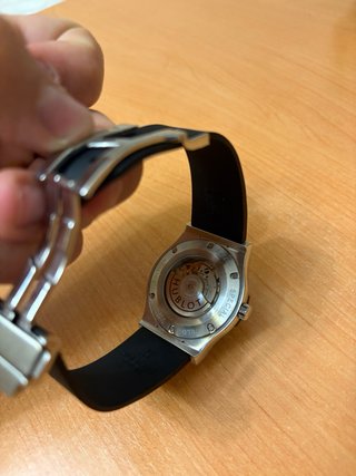 Reloj Hublot Negro y Plateado