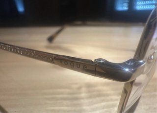 Armação Óculos Vogue Dourado/Castanho