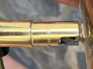 Lámpara de pie dorada metal años 70
