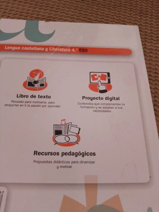 Libro de texto Lengua Castellana y Literatura4ESO