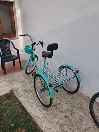 Triciclo adulto con cesta