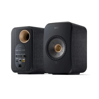 Colunas KEF LSX II Wireless (Pretas)