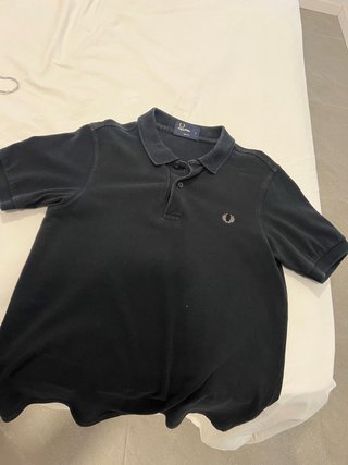 Polo Fred Perry Negro Talla S