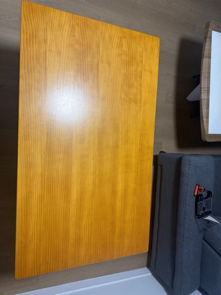 Mesa de comedor extensible de madera