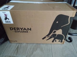 Triciclo Deryan Explorer Plegable Rosa