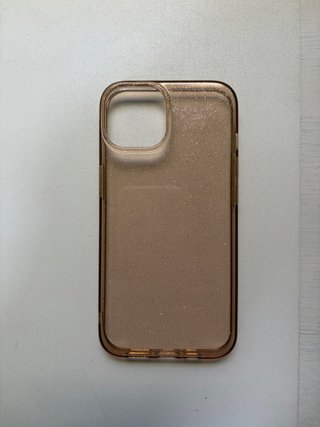 Funda iPhone 13 Transparente Glitter