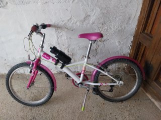 Bicicleta niña 20 Btwin rosa
