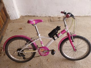Bicicleta niña 20 Btwin rosa