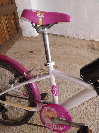Bicicleta niña 20 Btwin rosa