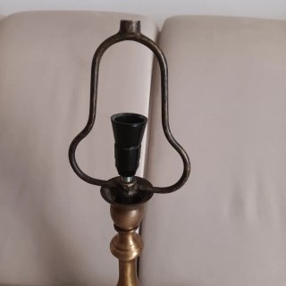 Lampada vintage metallo dorato