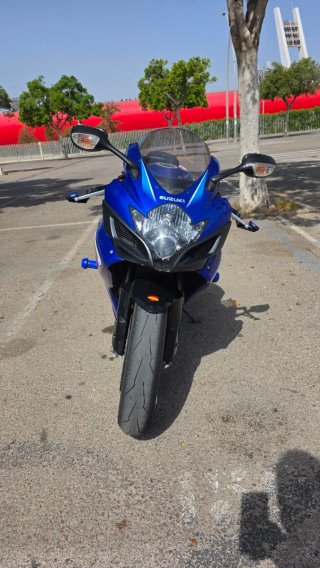 Suzuki GSX-R Azul y Blanca
